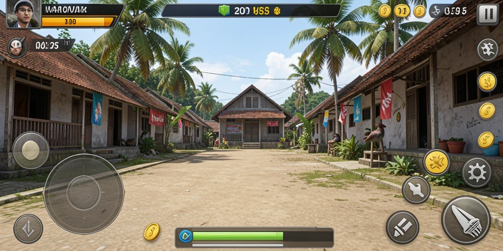 Screenshot dari level baru yang menantang dan seru.