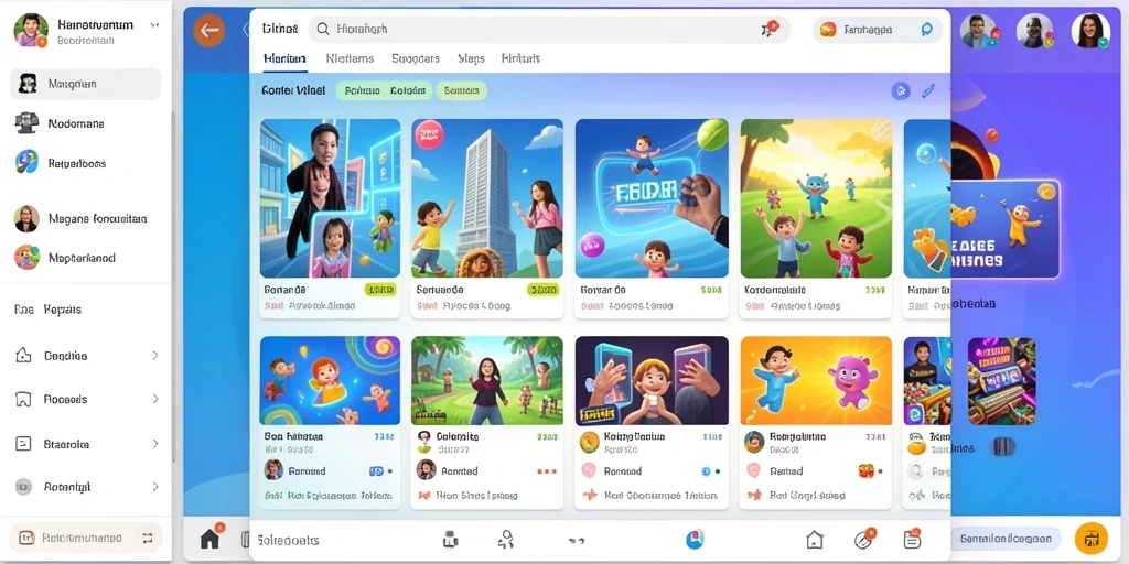 Grafik yang menakjubkan dan warna-warni menarik.